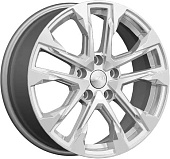 Литой диск Скад Атакор 7x17 5x114.3 ET 35 Dia 67.1 (черный с полированной лицевой частью)