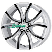 Mak Nitro 5 7.5x17 5x108 ET 45 Dia 72 (белый матовый анодированный с чёрными спицами) Литой диск Mak Nitro 5 7.5x17 5x108 ET 45 Dia 72 (белый матовый анодированный с чёрными спицами)