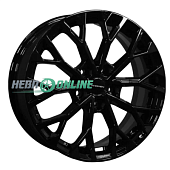 Литой диск Khomen KHW1718 7x17 5x114.3 ET 48 Dia 67.1 (черный с полировкой)