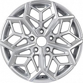 Литой диск KDW KD1710 7x17 5x108 ET 50 Dia 63.4 (серебристый полированный)