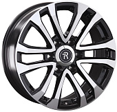 Литой диск Replay HV48 7.5x18 6x139.7 ET 42 Dia 75.1 (чёрный глянцевый с полированной лицевой частью)