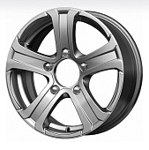 Литой диск iFree Хафпайп 6x16 5x139.7 ET 40 Dia 98.5 (чёрный глянцевый с полированной лицевой частью)