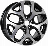 Литой диск iFree Original KC869 6.5x16 4x100 ET 43 Dia 60.1 (черный с полированной лицевой частью)