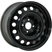 Штампованный диск Trebl X40045 6x16 4x108 ET 23 Dia 65.1 (черный глянцевый)
