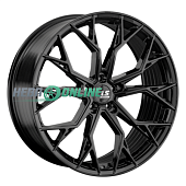 Литой диск LS FlowForming RC61 9x21 5x108 ET 38.5 Dia 63.4 (чёрный глянцевый с полированной лицевой частью)