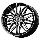 Литой диск RepliKey RK B233 7x18 5x108 ET 38 Dia 54.1 (черный с полированной лицевой частью)