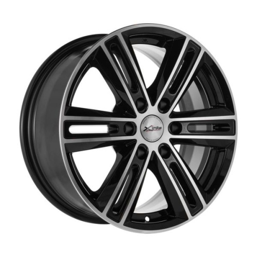 X Trike X-124 7.5x17 6x114.3 ET 30 Dia 67.1 (серебристый темный с полированной лицевой частью)
