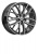 Диски Wheels UP Up109 7x18 5x114.3 ET 52 Dia 54.1 (черный с полированной лицевой частью)