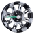 Диски LS Wheels LS954 9x20 6x139.7 ET 20 Dia 106.1 (чёрный глянцевый с полированной лицевой частью)