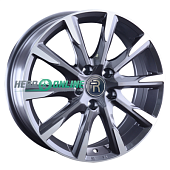 Литой диск Replay KI295 7x17 5x114.3 ET 48.5 Dia 67.1 (серый темный глянцевый полностью полированнный)