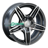 Литой диск LS Wheels LS189 6.5x15 4x114.3 ET 40 Dia 73.1 (серый темный глянцевый полностью полированнный)