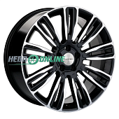 Литой диск Khomen KHW2004 8.5x20 5x120 ET 45 Dia 59.5 (серый с полированной лицевой частью)