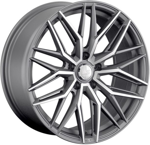 LS Wheels LS1331 8.5x18 5x114.3 ET 35 Dia 67.1 (серебристый матовый с полированной лицевой частью)