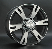 Литой диск LS Wheels LS182 8x17 6x139.7 ET 38 Dia 100.1 (черный глянцевый)