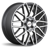 Литой диск X Trike X-133 7.5x18 5x114.3 ET 50 Dia 67.1 (черный с полированной лицевой частью)