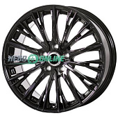 Литой диск Lizardo XH304 7x17 5x108 ET 33 Dia 60.1 (черный глянцевый полированная лицевая сторона диска)
