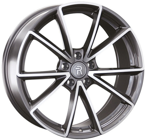 Replay A225 8.5x19 5x112 ET 40 Dia 66.6 (серый темный глянцевый полностью полированнный)