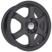 Литой диск Скад Киото 6x15 5x100 ET 38 Dia 57.1 (черный матовый)