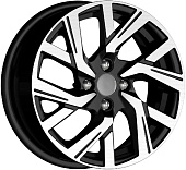 Литой диск iFree Original КС1030 6x15 4x100 ET 40 Dia 60.1 (черный с полированной лицевой частью)