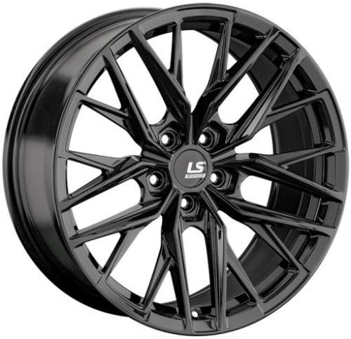 LS FlowForming RC81 8.5x19 5x114.3 ET 30 Dia 67.1 (черный глянцевый)