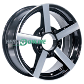 Литой диск Cross Street СR-25 6.5x16 5x139.7 ET 35 Dia 98.6 (черный матовый)