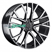 Литой диск LS Forged LS FG07 11.5x23 5x112 ET 43 Dia 66.6 (черный матовый с полировкой)