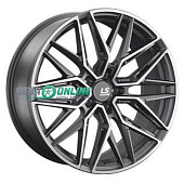 Литой диск LS FlowForming RC59 8.5x20 5x114.3 ET 45 Dia 67.1 (чёрный глянцевый с полированной лицевой частью)