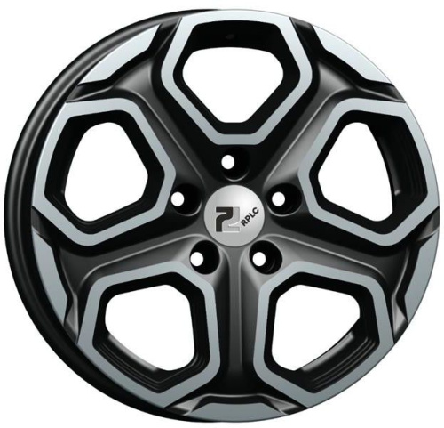RPLC-Wheels SZ241 6.5x16 5x114.3 ET 50 Dia 60.1 (черный с полированной лицевой частью)