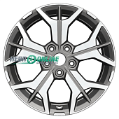 Литой диск Khomen KHW1715 7x17 5x114.3 ET 39 Dia 60.1 (графит)