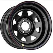Штампованный диск Off Road Wheels Toyota 8x16 5x150 ET 0 Dia 113 (черный глянцевый)