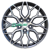 Литой диск Venti 1719 7x17 5x108 ET 33 Dia 60.1 (черный глянцевый)