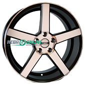 Литой диск NEO V03 6x15 5x100 ET 38 Dia 57.1 (чёрный с полированной лицевой частью)