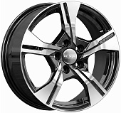 Литой диск iFree Original KC1053 6.5x16 5x108 ET 33 Dia 60.1 (черный с полированной лицевой частью)