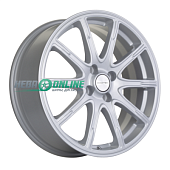 Литой диск Khomen KHW1707 6.5x17 4x100 ET 50 Dia 60.1 (черный с полировкой)