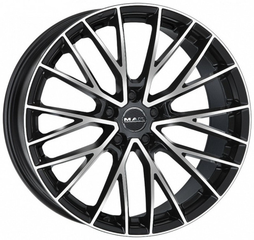 Mak Speciale-D 10x21 5x112 ET 19 Dia 66.45 (чёрный глянцевый с полированной лицевой частью)