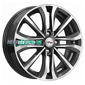 Литой диск iFree Панган 6x16 4x100 ET 45 Dia 60.1 (серебристый тёмный)