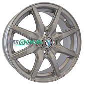 Литой диск Venti 1415 5.5x14 4x100 ET 43 Dia 60.1 (серебристый с полированным ободом)