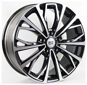 Литой диск X Trike R-038 7x18 5x108 ET 36 Dia 65.1 (черный с полированной лицевой частью)