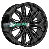 Литой диск LS Wheels LS1376 9x18 6x139.7 ET 20 Dia 106.1 (черный матовый)