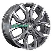 Литой диск LS FlowForming RC92 8x19 5x108 ET 45 Dia 63.3 (чёрный глянцевый с полированной лицевой частью)