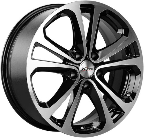X Trike X-113 7x17 5x108 ET 45 Dia 67.1 (черный с полированной лицевой частью)