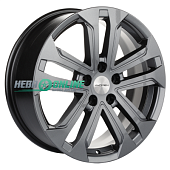 Литой диск Khomen KHW1803 7x18 5x114.3 ET 45 Dia 60.1 (черный глянцевый)
