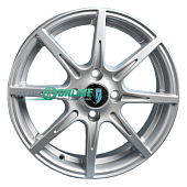 Литой диск Venti 1508 5.5x15 4x100 ET 45 Dia 60.1 (чёрный с полированной лицевой частью)
