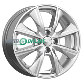 Литой диск Скад Порту 6x15 4x100 ET 50 Dia 60.1 (серебристый)