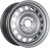 Штампованный диск Trebl 9045 6.5x16 5x110 ET 37 Dia 65.1 (черный глянцевый)