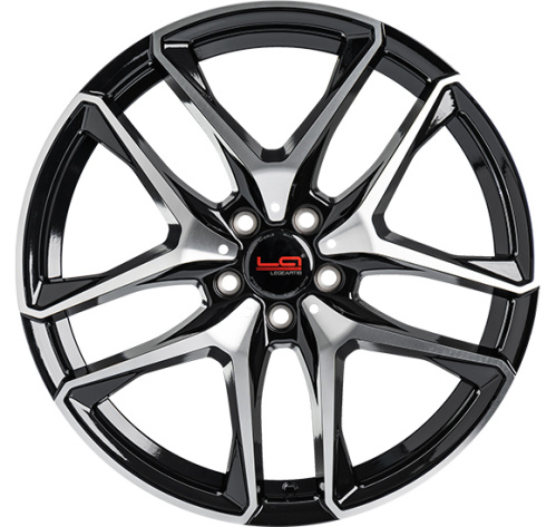 LegeArtis Concept MR546 11x21 5x112 ET 55 Dia 66.6 (серебристый темный c полированной лицевой частью)
