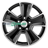 Литой диск Khomen KHW1601 6.5x16 5x114.3 ET 50 Dia 66.1 (серый)