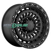 Литой диск LS Wheels LS1348 8.5x17 6x139.7 ET 25 Dia 100.1 (черный матовый)