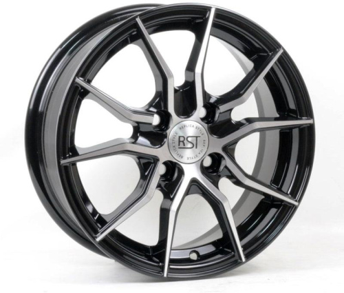 RST R 014 5.5x14 4x98 ET 33 Dia 58.6 (черный глянцевый)