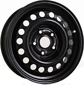 Штампованный диск Trebl 9247 6.5x16 5x105 ET 39 Dia 56.6 (черный глянцевый)